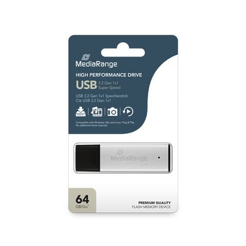 USB Stick 3.0 64GB schwarz/silber