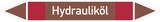Hydrauliköl-Schild