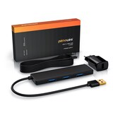 thumbnail of Primewire USB 3.2 Hub mit Netzteil, Ultra Slim 4-Port Verteiler, Datenhub für PC PS4 Notebook Netbook Laptop Ultrabook Tablet-PC MacBook, Bus-Powered