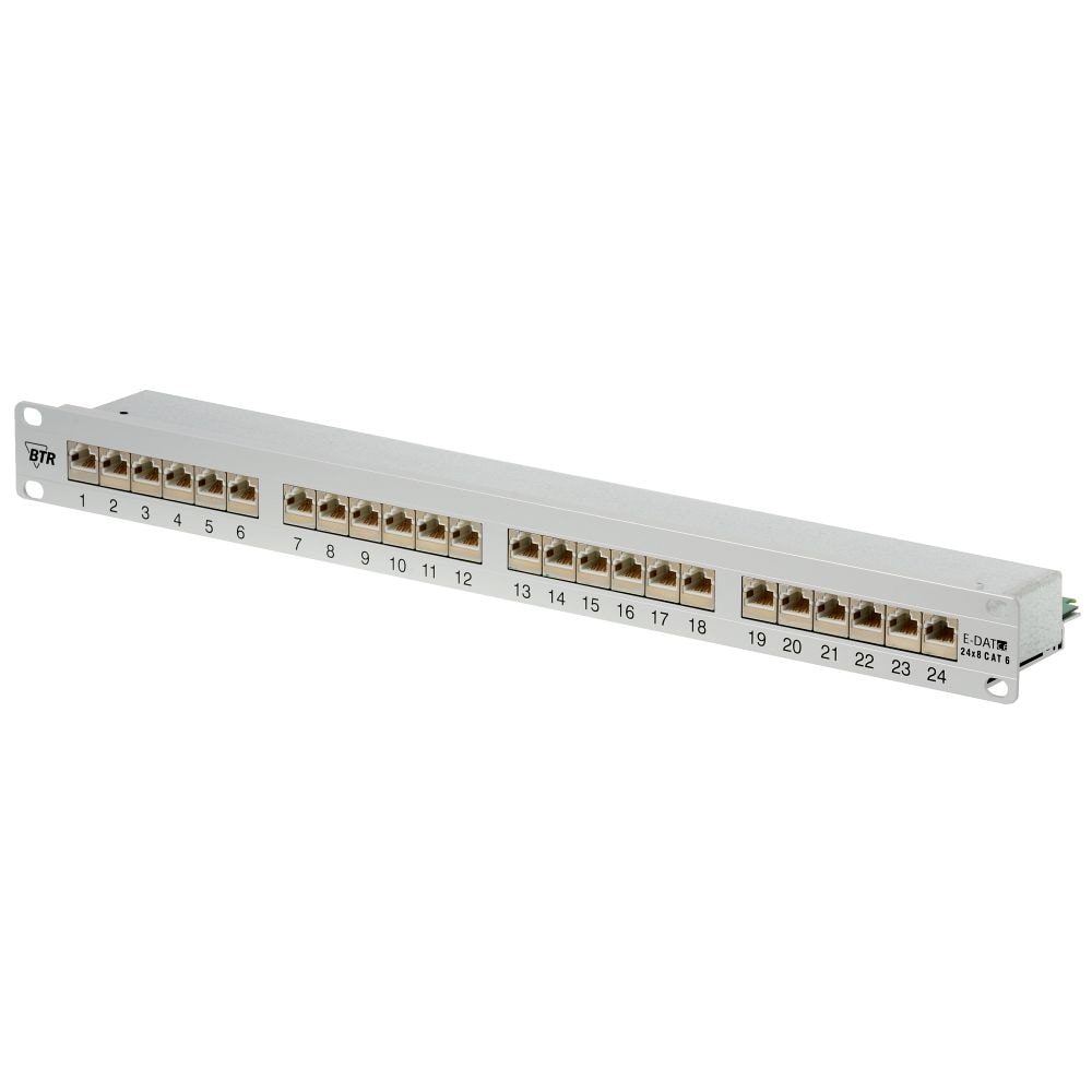 METZ CONNECT E-DAT C6 Patchfeld 24x8(8), LSA, 1HE, CAT 6