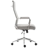 thumbnail of Sedia ufficio KOLUMBUS in tessuto grigio