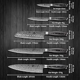 thumbnail of XinZuo - Damascus messenset 5-delig - B20 Ya series