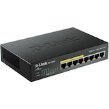 thumbnail of Switch desktop non gestito D-Link DGS-1008P a 8 porte Gigabit PoE+