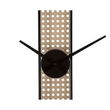 thumbnail of Orologio rotondo da parete in metallo nero e beige Ø cm 60x5