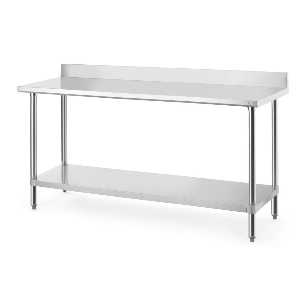 HENDI Werktafel met spatrand, Budget Line, 1200x600x(H)950mm