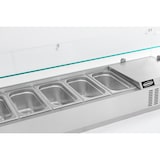 thumbnail of Aufsatzvitrine Albon | 1/4 GNx10 | HxBxT 43,5x200x33,5cm | + CHEFGASTRO Geschirrtuch