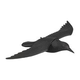 thumbnail of Relaxdays Taubenschreck Krähe, Dekofigur als Vogelscheuche, fliegender Rabe für Taubenabwehr, Gartenfigur Vogel, schwarz