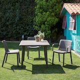thumbnail of Resol DESSA Mesa Quadrada Interior, Exterior 90x90 Areia