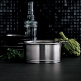 thumbnail of Casserole inox brossé à poignée amovible  Ø20cm