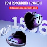 thumbnail of Micro Espion Enregistreur Vocal Pendentif Coeur Son HD ROM 64 Go YONIS