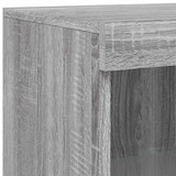 thumbnail of vidaXL Sideboard mit LED-Leuchten Grau Sonoma 181,5x37x100 cm