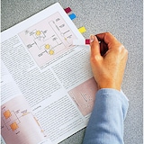 thumbnail of POST-IT Marque-pages POST-IT® étroits (5x20) couleurs néon dans dévidoir