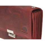 thumbnail of Greenburry Kellnerbörse Leder antik rot Vintage Bedienungsbörse Taxibörse Kellnergeldbörse