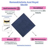 thumbnail of Loseta de moqueta azul royal 50 x 50 cm / caja 120 uds. - 30m² / hogar / oficina / comercio