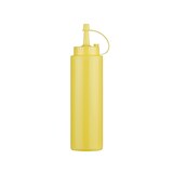 thumbnail of Dispensador de líquidos profesional amarillo con boca ancha y tapón de pico, cl 24