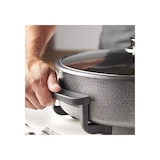 thumbnail of Poêle électrique avec couvercle en verre 42cm 1500W  RLPP18214 usage non-intensif Royalty Line