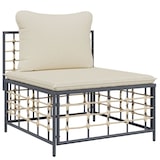 thumbnail of vidaXL 6-tlg. Garten-Lounge-Set mit Kissen Anthrazit Poly Rattan