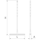 thumbnail of Haragán súper higiénico con palo de aluminio y mango ergonómico