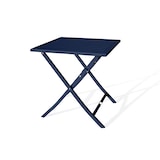 thumbnail of Table de jardin pliante en aluminium bleu marine - MARIUS