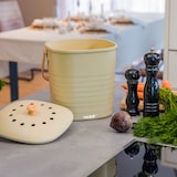 thumbnail of HMF Nachhaltiger Biomülleimer Küche, Geruchsdichter Komposteimer mit Deckel, 6 Liter, Beige