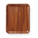 thumbnail of Bandeja para servir, rectangular, antideslizante, laminado, AmerBox, Caoba, 460x360mm