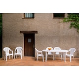 thumbnail of garbar PALMA Set 4 Silla Con Brazos Interior, Exterior Blanco
