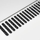 thumbnail of Romux® Kühlvitrine für Konditorei Standgerät 2 Böden Gebogenes Glas Schwarz 300 Liter Umluftkühlung | Professionelle Vitrinen