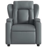 thumbnail of vidaXL Massagesessel Elektrisch Grau Kunstleder