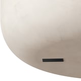 thumbnail of tectake Mesa de centro redonda RONAN, para interior e exterior, 31 kg, 80x39,5 cm  Branco