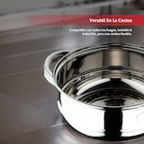 thumbnail of Renberg - Panela a vapor Ø18x7,5cm em aço inoxidável com acabamento polido