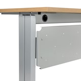 thumbnail of Faldón metálico para mesa de 180cm de la serie METAL de Rocada. color antracita