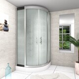 thumbnail of Dampfdusche Duschtempel Sauna Dusche Duschkabine D46-20M3 100x100 cm ohne 2K Scheiben Versiegelung