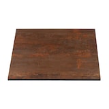 thumbnail of Plateau HPL 60x60 Bois Corten 406