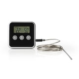thumbnail of Nedis Fleischthermometer - Alarm / Timer - LCD - 0 - 250 °C - Schwarz / Silber