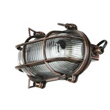 thumbnail of Buitenwandlamp SKIATHOS 1x E27 tot 18W Koper Antiek, Helder/Transparant LE42607