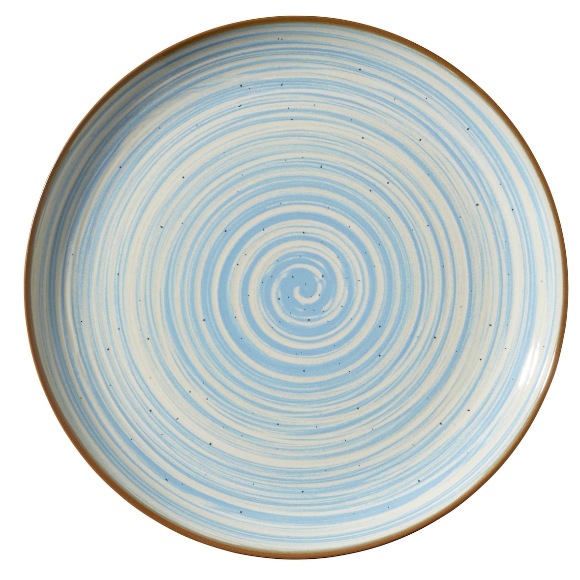 METRO Professional Prato marcador Madleen, grés, Ø 31 cm, azul, 6 unidades