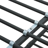 thumbnail of vidaXL Stapelbed zwart metaal 90×200 cm