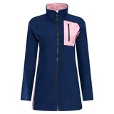 thumbnail of ESD-Fleecejacke mit langem Zip, Damen, marineblau/pink, S