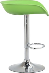 thumbnail of Décoshop26 - Barhocker mit höhenverstellbarem und drehbarem Sitz aus grünem Kunststoff verchromten Metall-Tulpenbeinen mit 10_0000380