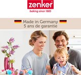thumbnail of Zenker Black Metallic Springform mit Flach- und Rohrboden, Spring Form, Backform, Kuchenform, Stahlblech mit Antihaftbeschichtung / Antihaft Classic,