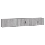 thumbnail of Helloshop26 - Mueble de TV multimedia de pared estantería aparador mueble de TV comedor salón dormitorio 3 piezas Sonoma 80 x 34,5 02_0029051