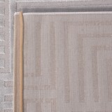 thumbnail of Teppich Kurzflor 3D-Effekt Modern Waschbar Strapazierfähig Esszimmer Flur OEKO-TEX Silber 140x200 cm Gekettelt – ILLER von Kadima Design