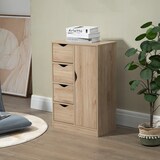 thumbnail of HOMCOM Mobile Bagno a 4 Cassetti e Armadietto 2 Livelli in Truciolato