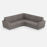 thumbnail of Medium 2-zits Yasel bank (twee zitplaatsen 70cm) + hoek + medium 2-zits bank (twee zitplaatsen 70cm) buitenafmetingen L.248x248 grijs