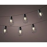 thumbnail of LED Solar Lichterkette Laternen 3,5m Metall Warmweiß