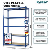 thumbnail of Schwerlastregal - Blau - für Keller & Werkstatt - Gesamtlast: 875 kg-180 x 90 x 60 cm
