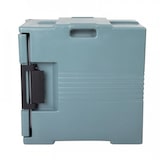 thumbnail of Conteneur isotherme 58,5 Litres GN, bleu ardoise, à chargement frontal