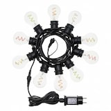 thumbnail of Guirlande guinguette multicolore filament spirale basse tension 36V 5M prolongeable extérieur Lotti