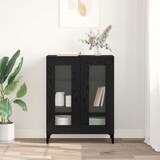 thumbnail of vidaXL Sideboard Schwarz Eichen-Optik 69,5 x 34 x 90 cm