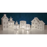 thumbnail of Excelsa lanterna Nordic Christmas ferro 9,5x9,5x13,5 cm bianco